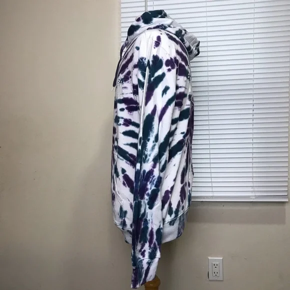 Element Seal BP TD Hoodie Men’s Sz L Tie Dye Multicolor Kangaroo Pocket Pullover - Picture 14 of 16